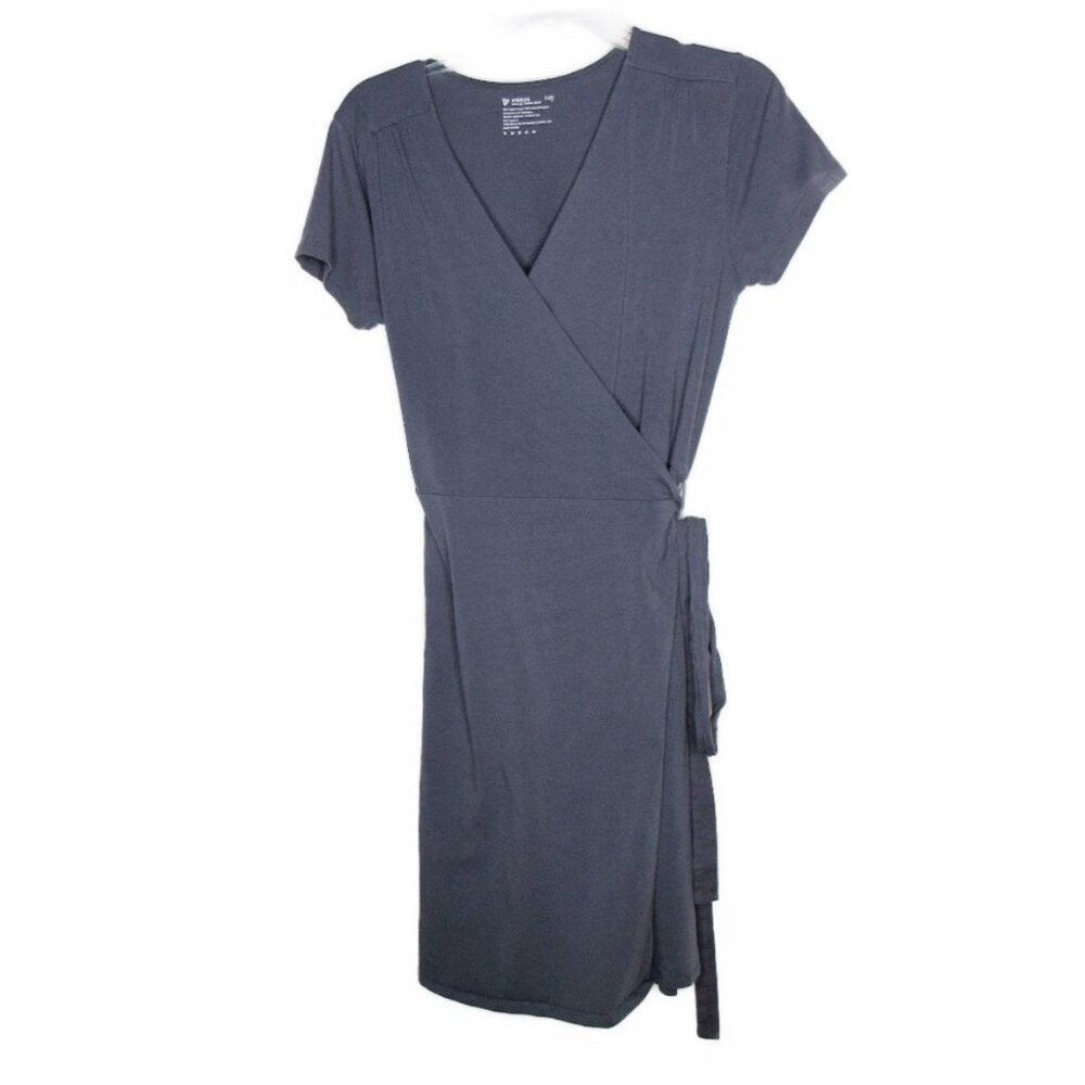 Pact Organic Cotton Wrap Dress